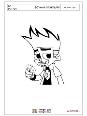 Jhonny Test boyama sayfaları